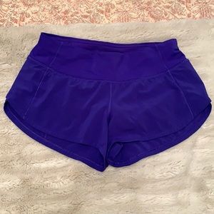 Blue lululemon shorts size 2